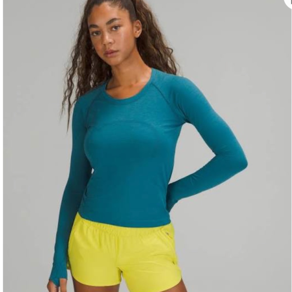 Lululemon Women's Run Slim Fit Swiftly Tech Long Sleeve Shirt 2.0 Race Length -